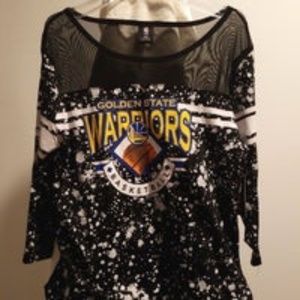 Golden State Warriors Paint Splat-NWT (Mesh)